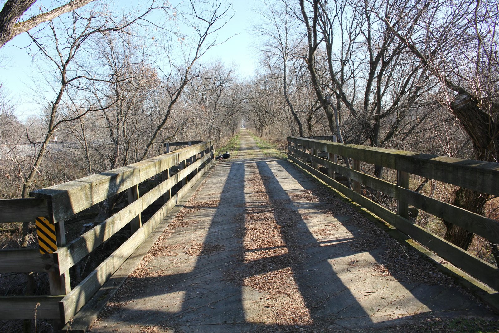 Looking east